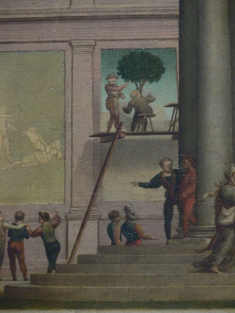 Il ratto di Dina - dettaglio, Kunsthistorisches Museum Vienna